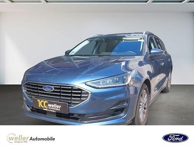 Blau Gebraucht 2023 Ford Focus Titanium X Limousine | 22.610 € (Fairer Preis) - Bild 1/4