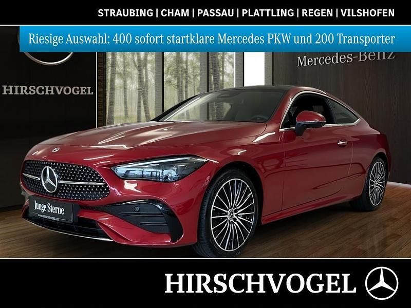 Rot Gebraucht 2023 Mercedes CLE220 AMG line Coupé | 49.990 € (Superpreis) - Bild 1/4