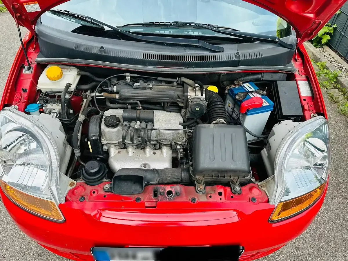 Gebraucht Chevrolet Matiz 67 PS (49 kW) 2007 Rot Kleinwagen