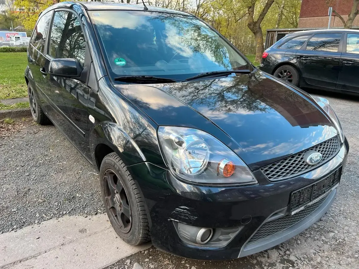 Gebraucht Ford Fiesta 2008 Schwarz Kleinwagen