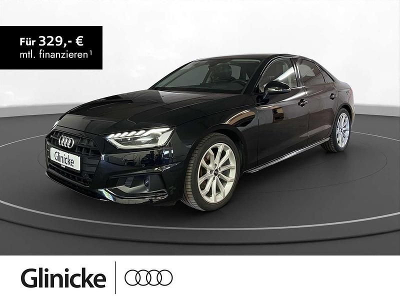 Mythosschwarz metallic Gebraucht 2022 Audi A4 Advanced Limousine | 30.880 € (Fairer Preis) - Bild 1/3