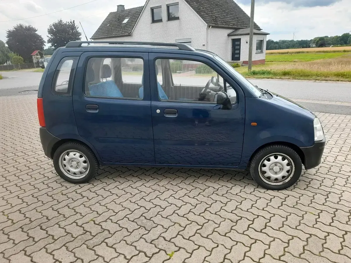 Gebraucht Opel Agila Eco 58 PS (42 kW) 2000 Blau Van / Kleinbus