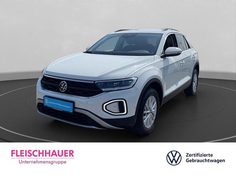Weiss Gebraucht 2024 VW T-Roc Life SUV | 22.990 € (Guter Preis) - Bild 1/4