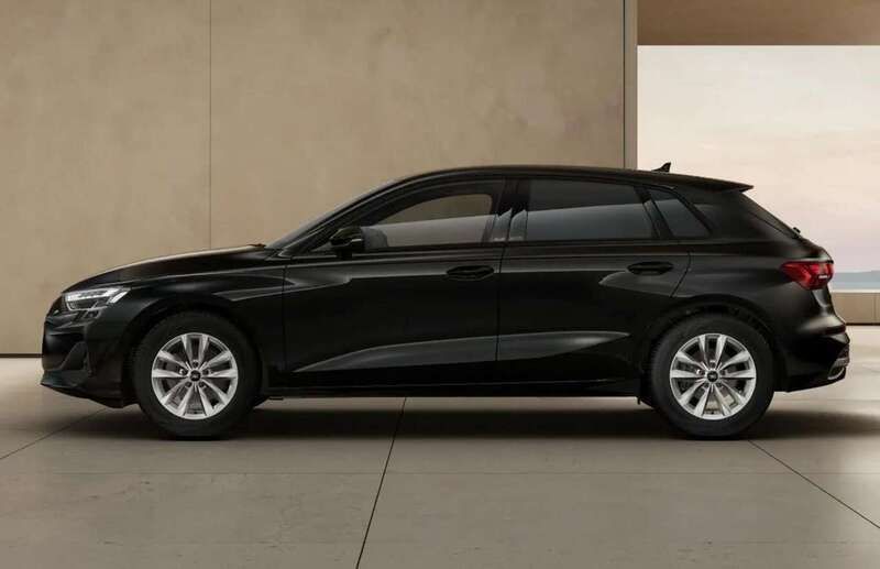 Mythosschwarz metallic Neu 2025 Audi A3 Sportback Limousine | 35.205 € (Guter Preis) - Bild 1/4