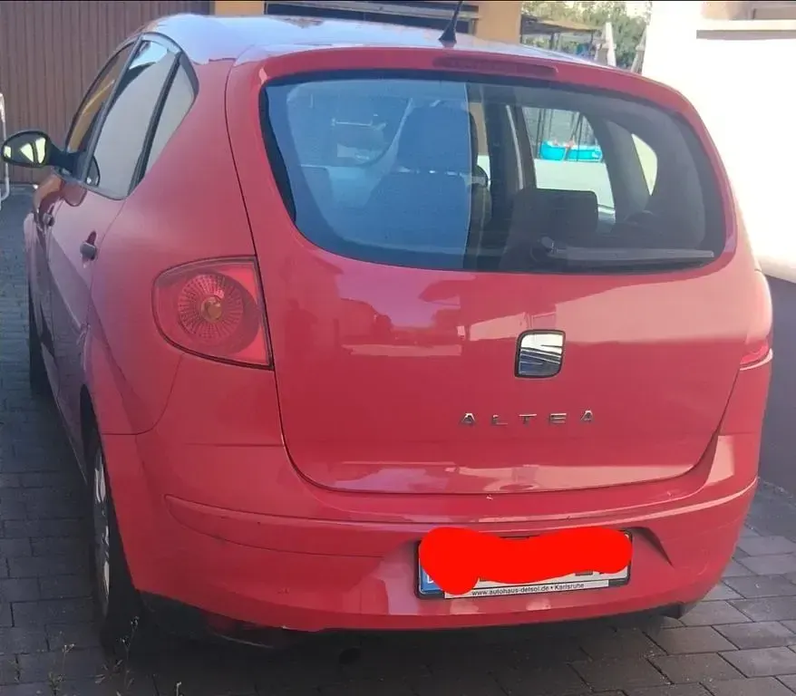 Gebraucht Seat Altea Reference 102 PS (75 kW) 2006 Rot Van / Kleinbus