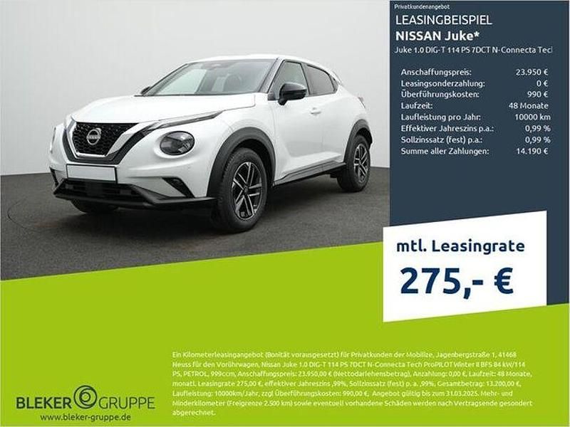Pearl white / black Neu 2025 Nissan Juke N-Connecta SUV | 23.950 € (Fairer Preis) - Bild 1/3