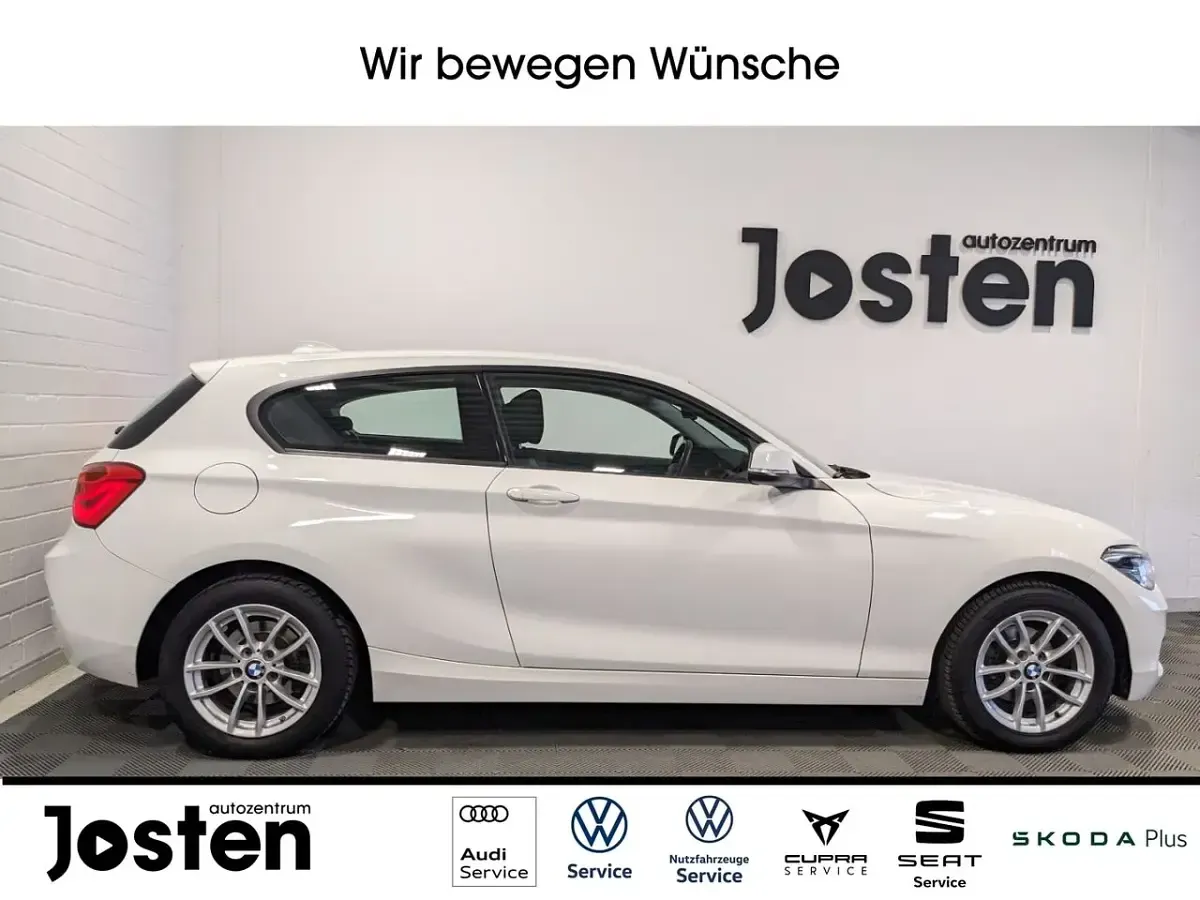 Usata BMW 118 Advantage 136 CV (100 kW) 2017 Bianco Utilitaria