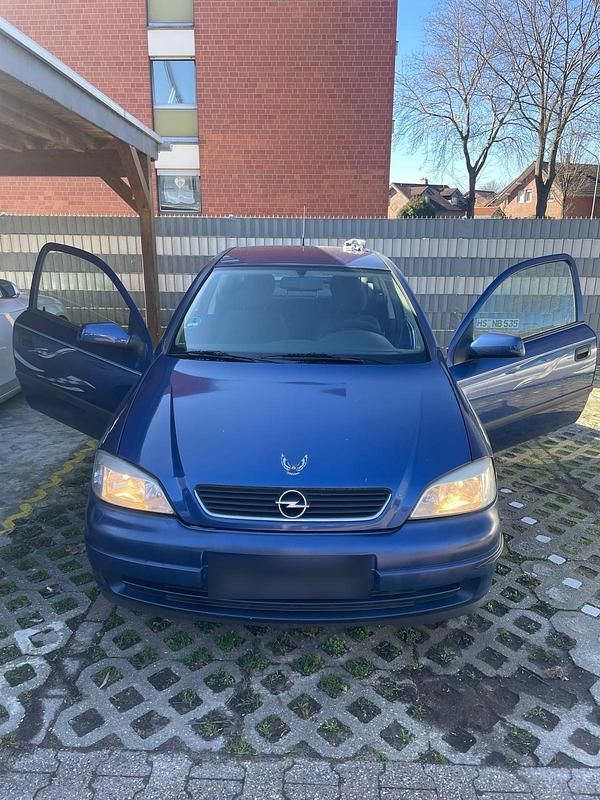 Gebraucht Opel Astra 84 PS (61 kW) 2002 Blau Coupé