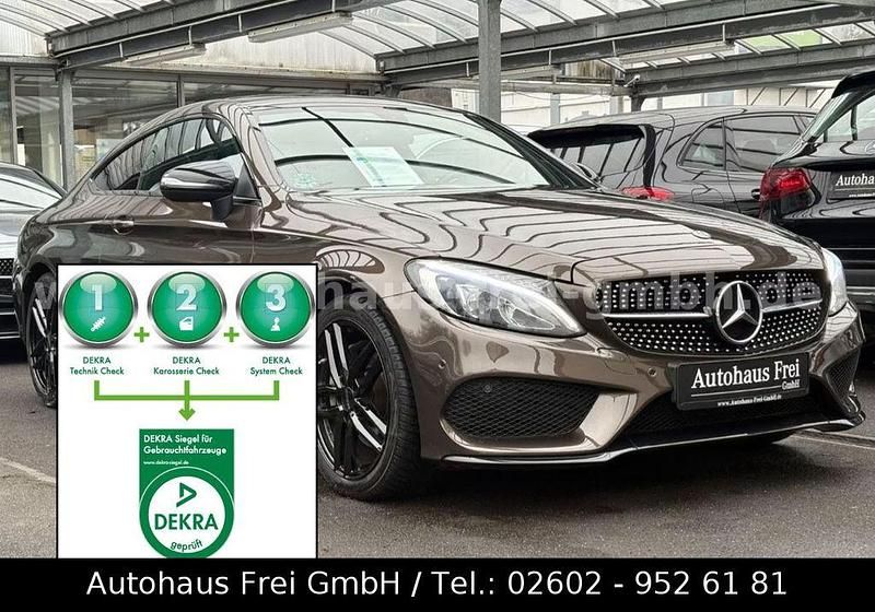 Gebraucht Mercedes C220 AMG line 170 PS (125 kW) 2017 Braun Coupé