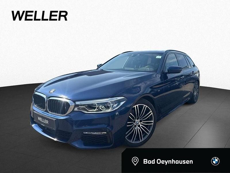 Mediterranblau (blau) Gebraucht 2018 BMW 520 M Sport Kombi | 27.750 € (Etwas zu teuer) - Bild 1/4