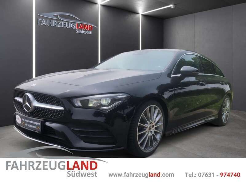 Kosmosschwarz metalliclack Gebraucht 2019 Mercedes CLA220 AMG line Limousine | 26.890 € (Fairer Preis) - Bild 1/4