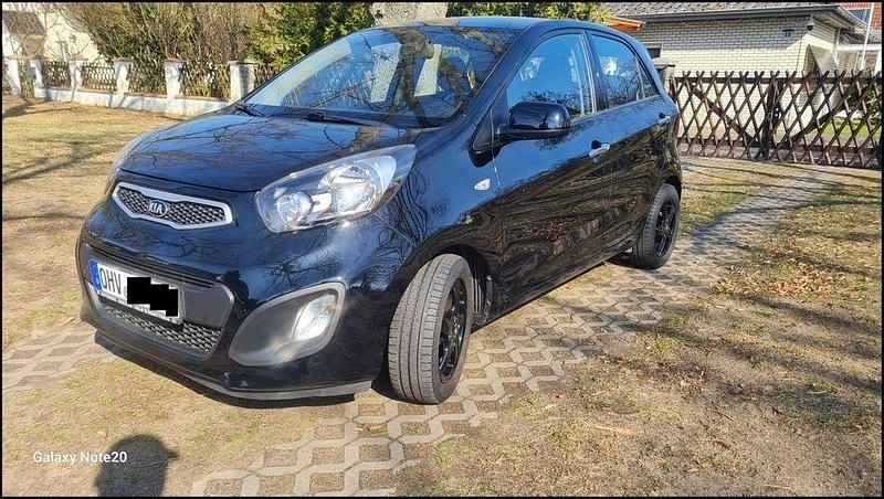 Gebraucht Kia Picanto Attract 69 PS (50 kW) 2014 Schwarz Kleinwagen