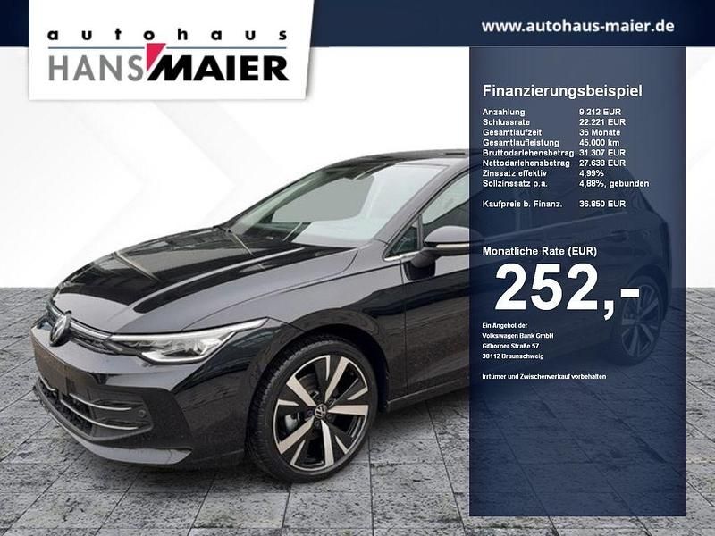 Grenadillschwarz metallic Gebraucht 2025 VW Golf VIII Style Limousine | 36.850 € (Teuer) - Bild 1/4
