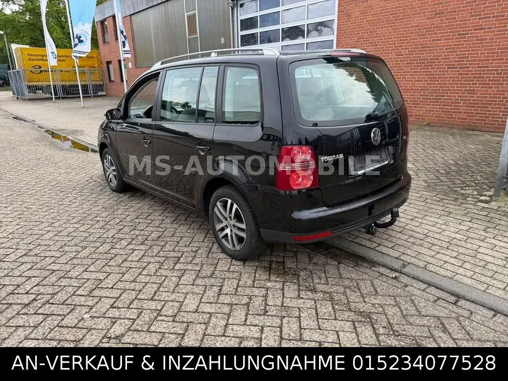 Gebraucht VW Touran Highline 105 PS (77 kW) 2007 Schwarz Van / Kleinbus