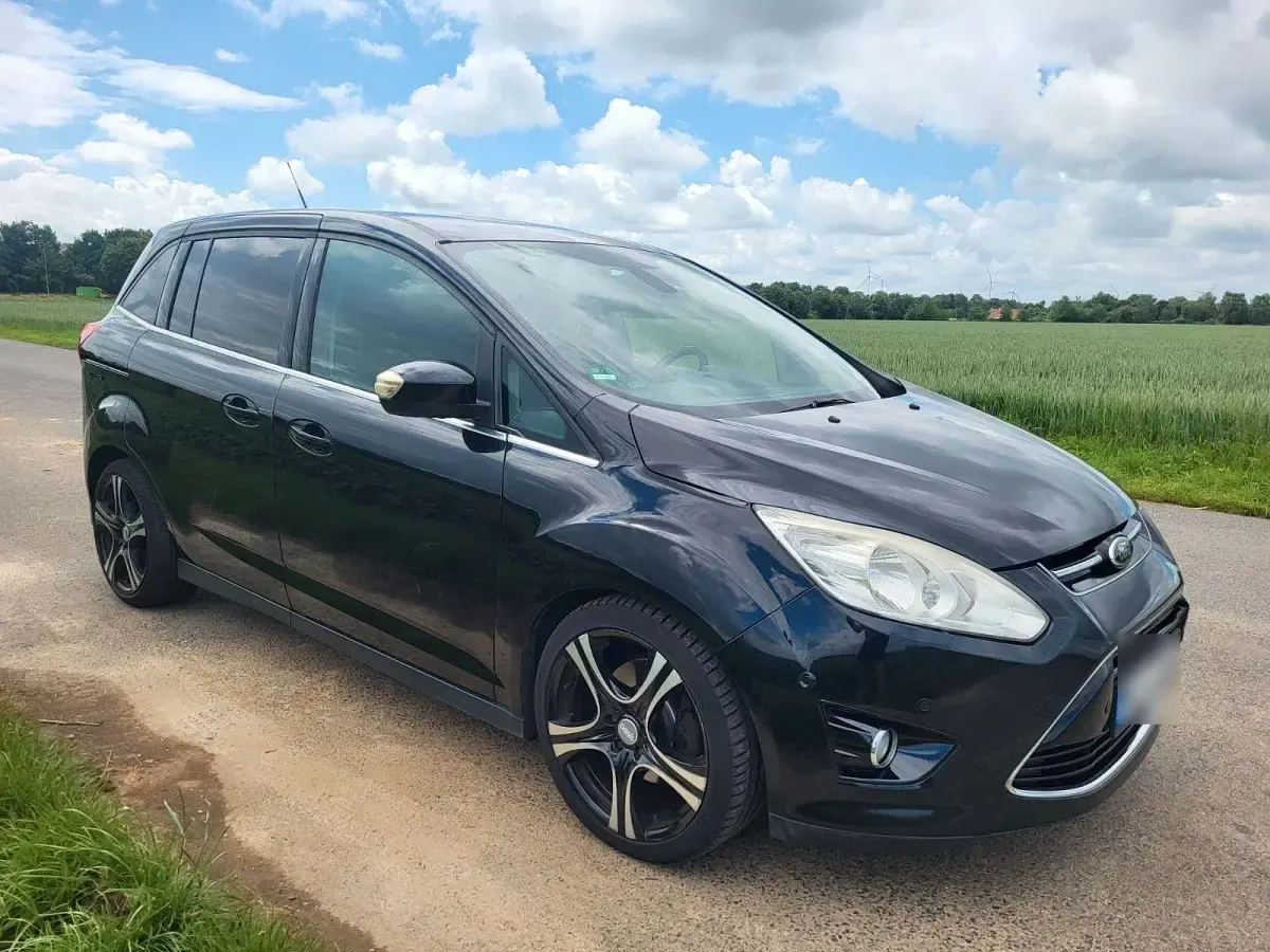 Gebraucht Ford Grand C-Max Titanium 150 PS (110 kW) 2012 Schwarz Van / Kleinbus
