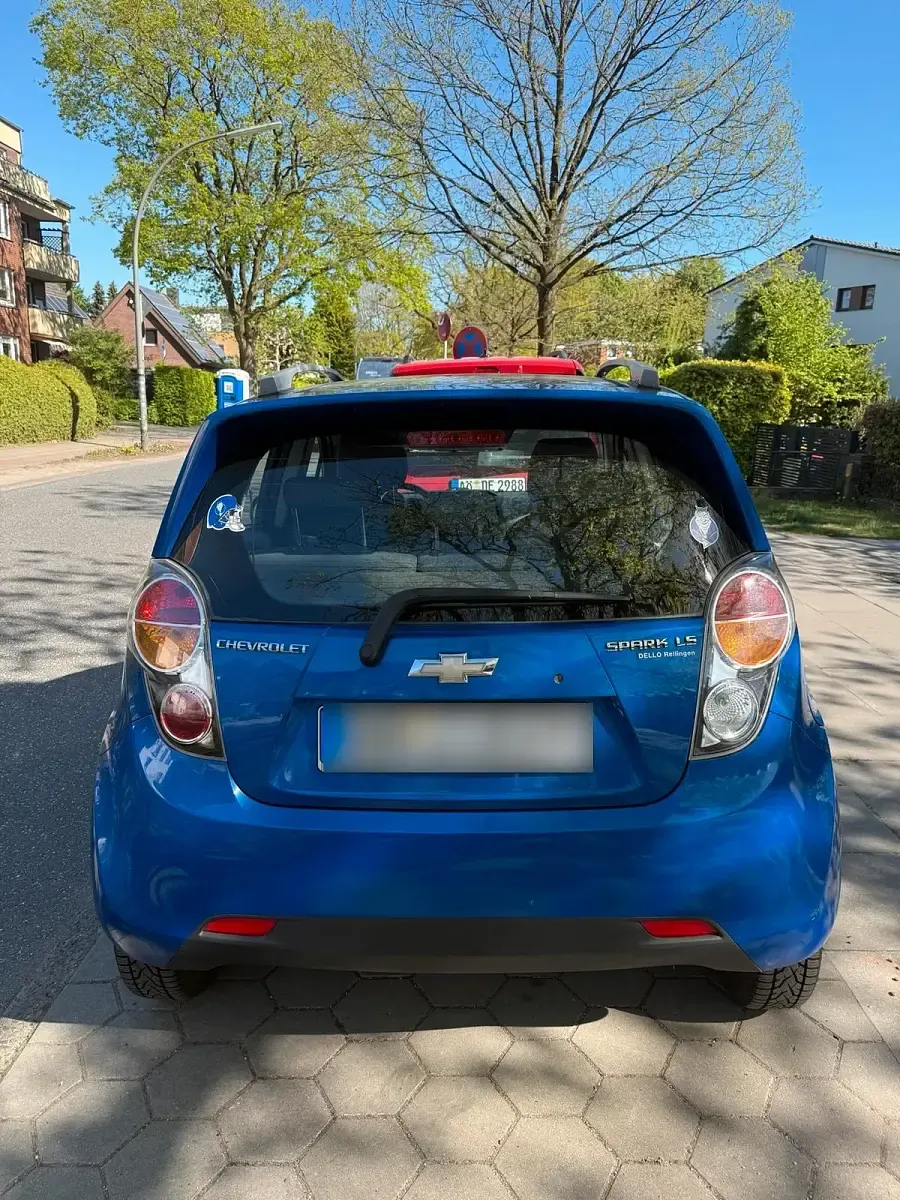 Usata Chevrolet Spark 2010 Blu Utilitaria