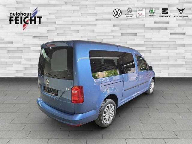 Second-hand VW Caddy Maxi Trendline 125 CP (91 kW) 2018 Albastru Monovolum