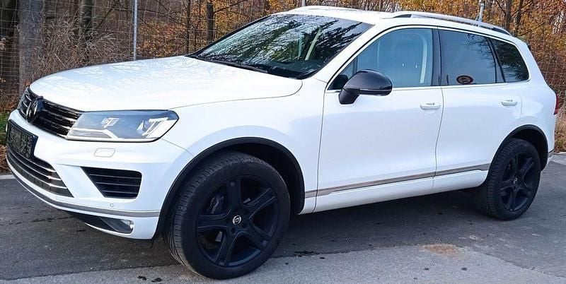 Gebraucht VW Touareg Terrain Tech 262 PS (192 kW) 2015 Weiß SUV