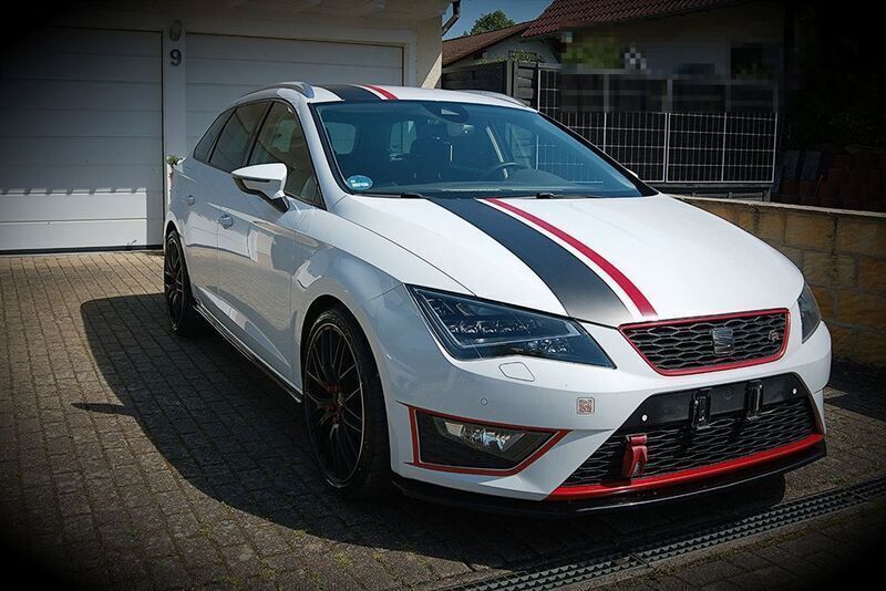 Weiß Gebraucht 2016 Seat Leon ST FR Kombi | 17.300 € (Teuer) - Bild 1/4