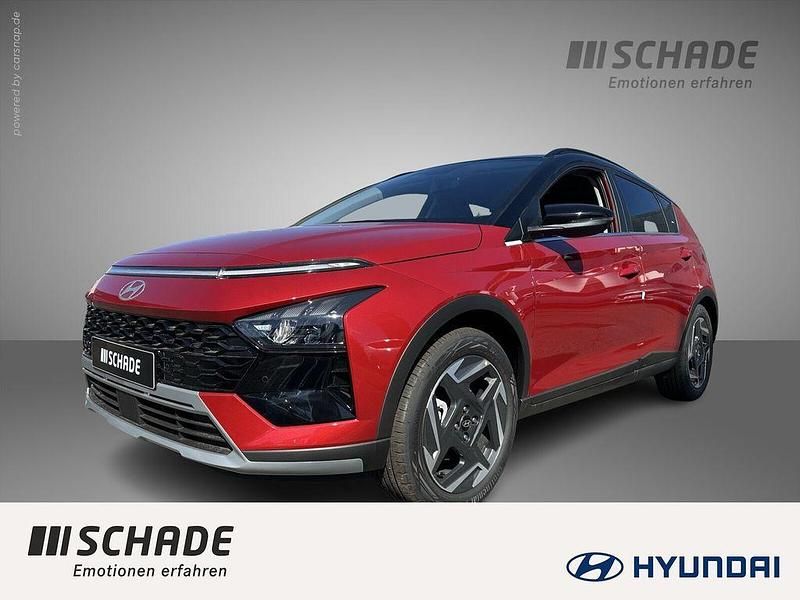 Dragon red/ black Neu 2025 Hyundai Bayon Prime SUV | 27.800 € (Teuer) - Bild 1/4