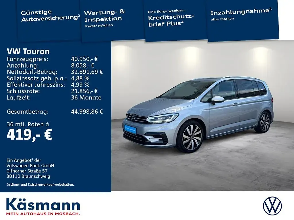 Gebraucht VW Touran Comfortline 150 PS (110 kW) 2024 Silber Van / Kleinbus