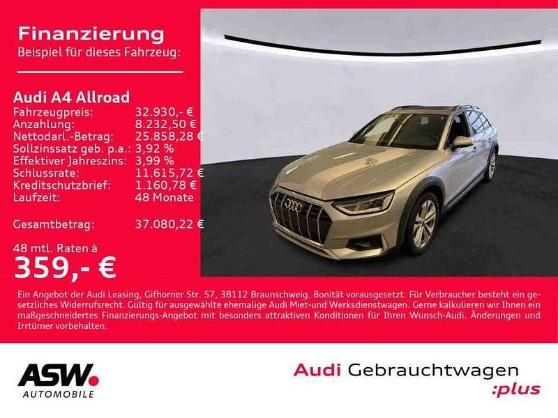 Florettsilber metallic Gebraucht 2021 Audi A4 Allroad Ambiente Kombi | 32.930 € (Etwas zu teuer) - Bild 1/3