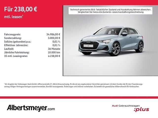 Pfeilgrau perleffekt Gebraucht 2025 Audi A3 Ambiente | 34.986 € (Etwas zu teuer) - Bild 1/4