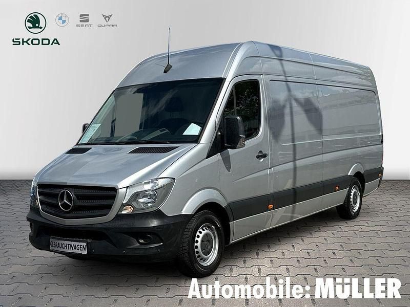 Silber Gebraucht 2018 Mercedes Sprinter Van | 24.900 € (Fairer Preis) - Bild 1/4
