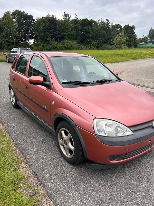 Orange Gebraucht 2001 Opel Corsa Elegance Kleinwagen | 490 € (Guter Preis) - Bild 1/4