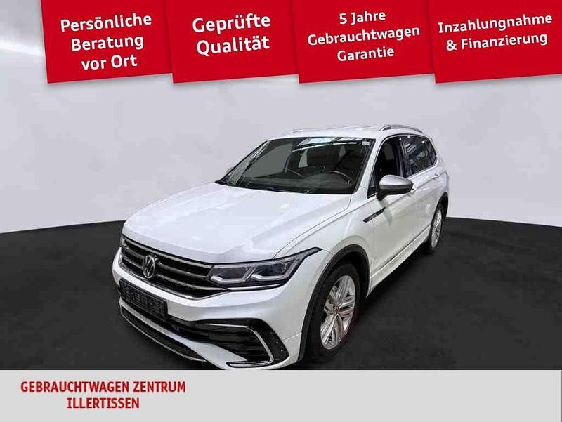 Pure white Gebraucht 2022 VW Tiguan Allspace R-line SUV | 32.999 € (Guter Preis) - Bild 1/4