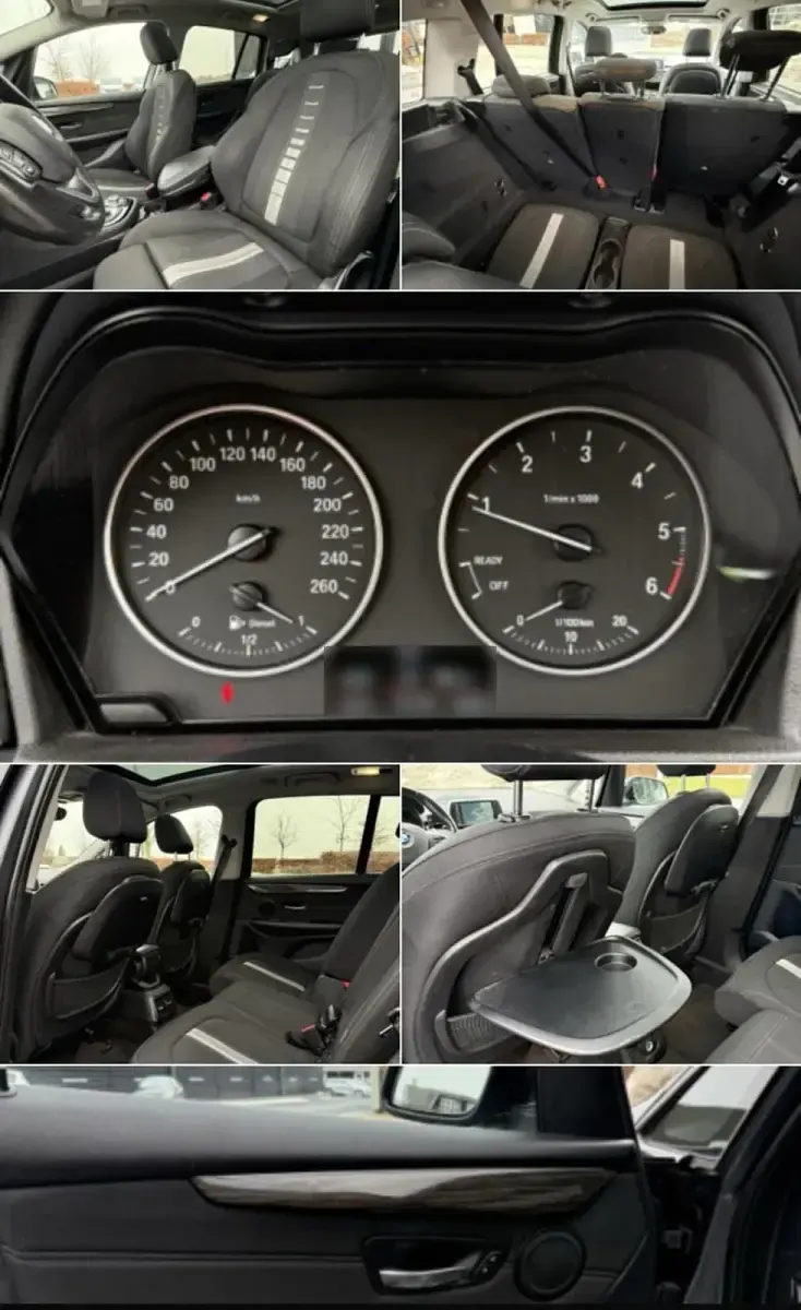 Gebraucht BMW 220 190 PS (139 kW) 2015 Grau Van / Kleinbus