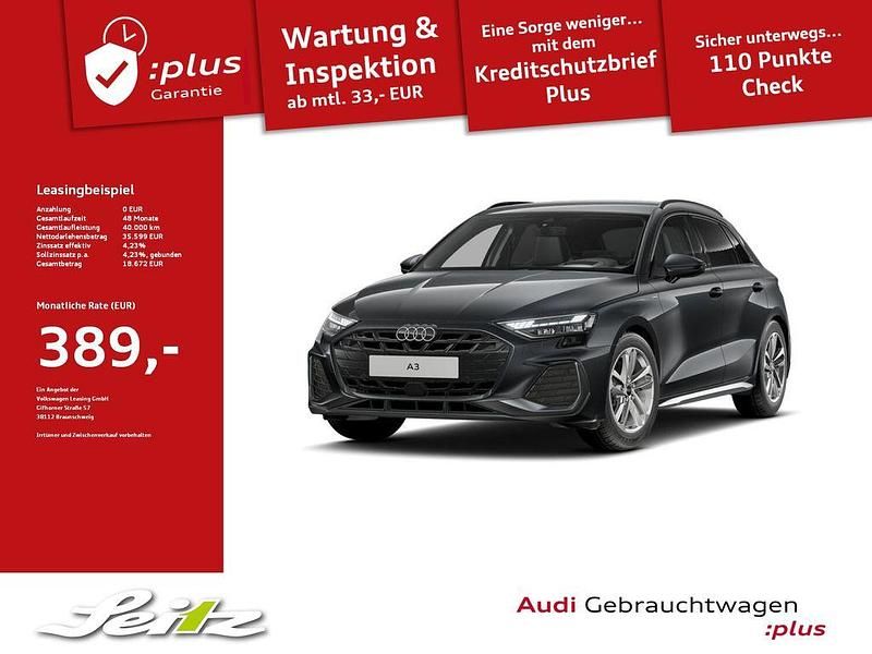 Daytonagrau perleffekt Gebraucht 2025 Audi A3 S-Line Limousine | 35.599 € (Guter Preis) - Bild 1/3