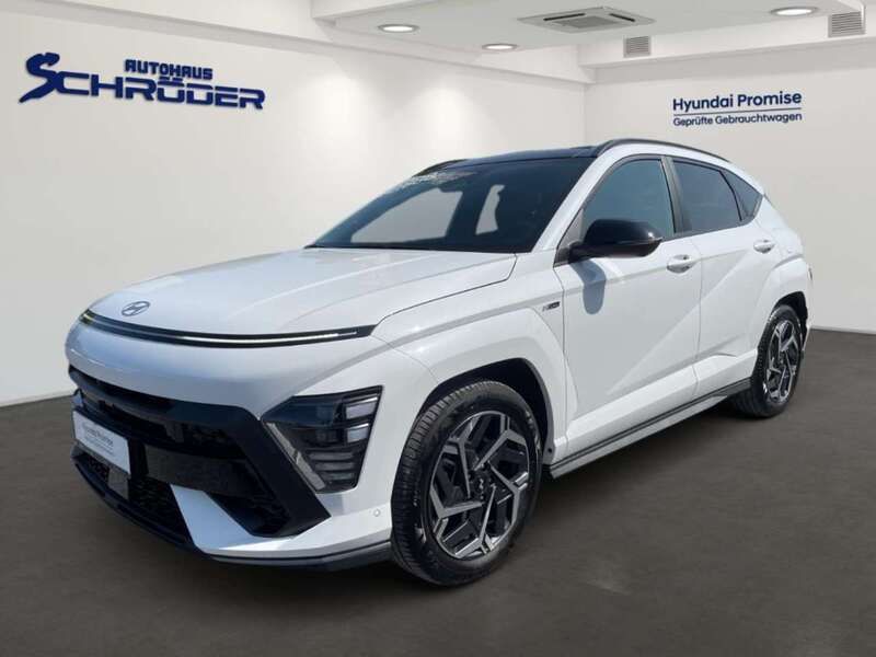 Weiss Gebraucht 2023 Hyundai Kona N Line SUV | 36.900 € (Teuer) - Bild 1/4