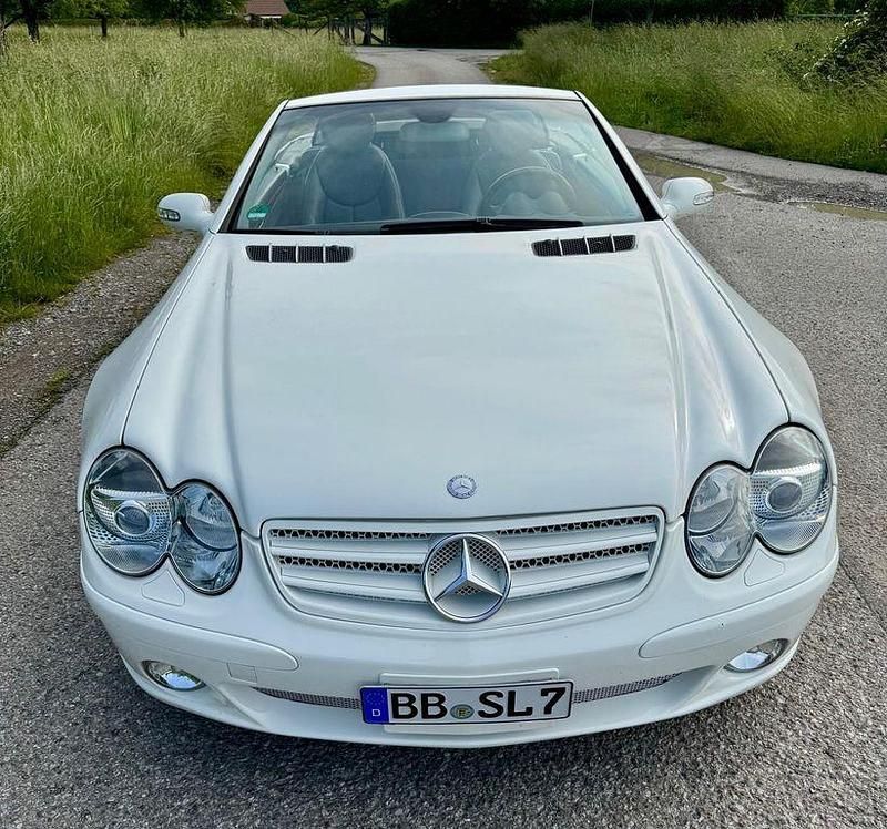 Gebraucht Mercedes SL500 Edition 306 PS (225 kW) 2003 Weiß Cabrio