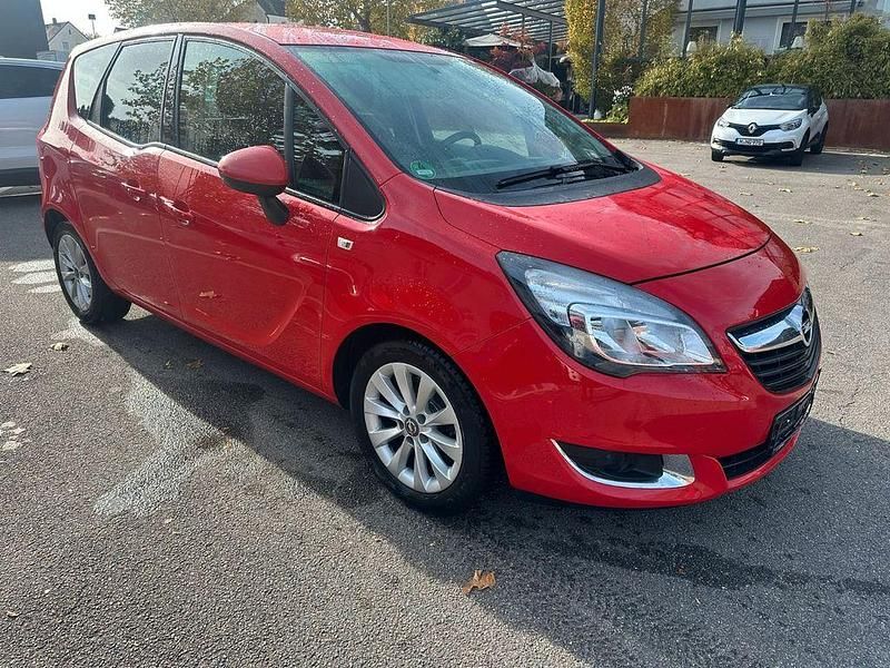 Rot Gebraucht 2015 Opel Meriva Style Van / Kleinbus | 5.980 € (Superpreis) - Bild 1/4