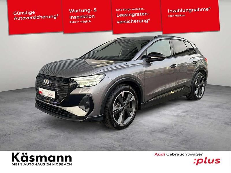 Taifungrau metallic Gebraucht 2022 Audi Q4 e-tron Ambiente SUV | 33.960 € (Guter Preis) - Bild 1/3