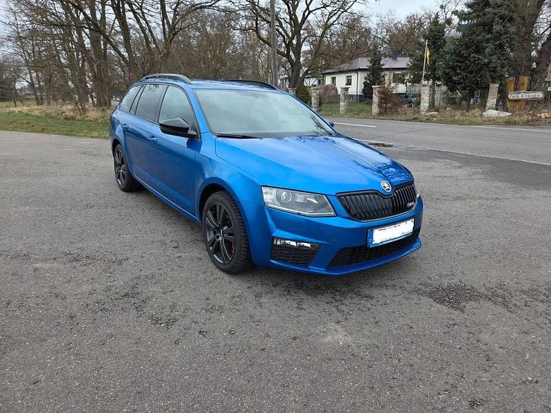 Gebraucht Skoda Octavia RS 184 PS (135 kW) 2014 Blau Kleinwagen