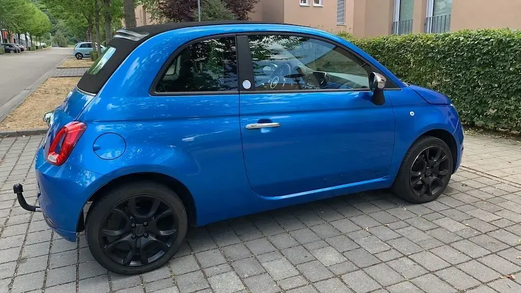 Gebraucht Fiat 500C Mirror 69 PS (50 kW) 2017 Blau Cabrio