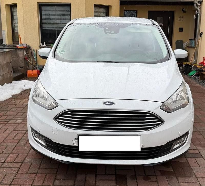 Gebraucht Ford C-MAX Titanium 150 PS (110 kW) 2018 Weiß Van / Kleinbus