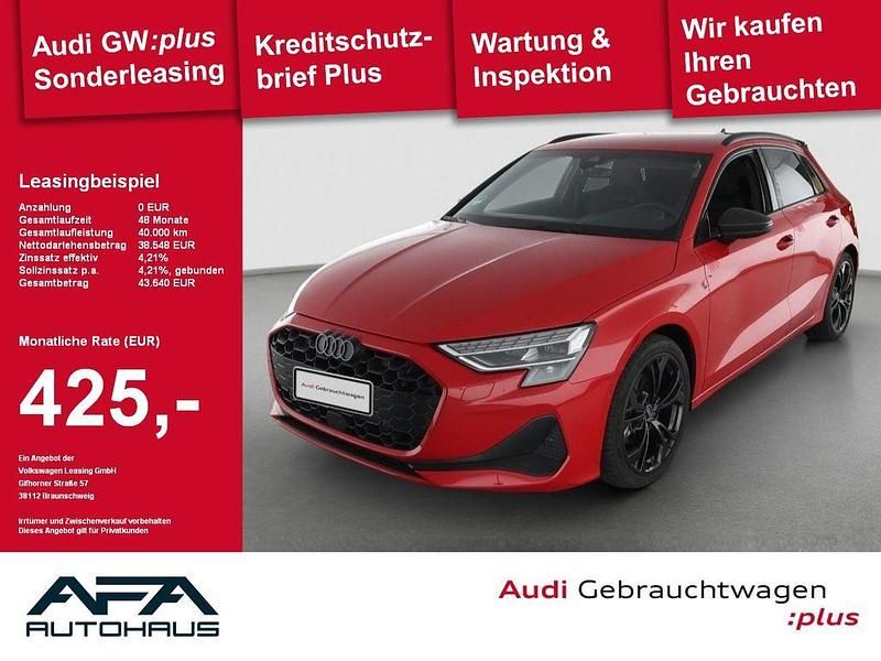 Rot Gebraucht 2024 Audi A3 S-Line Limousine | 38.548 € (Teuer) - Bild 1/4