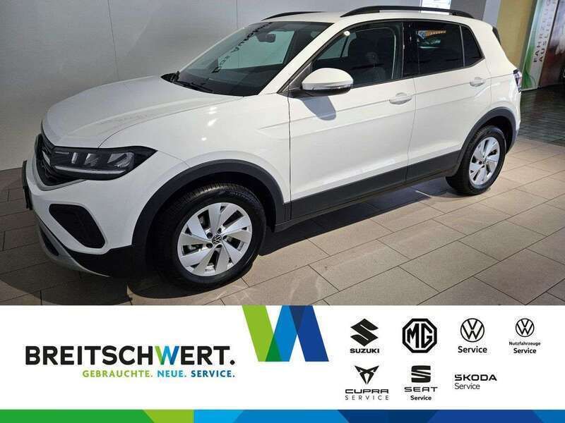 Weiss Gebraucht 2024 VW T-Cross Life SUV | 25.950 € (Fairer Preis) - Bild 1/4