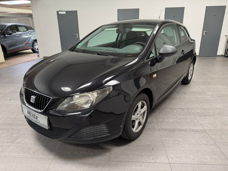 Black metallic Gebraucht 2009 Seat Ibiza SC Reference Kleinwagen | 1.450 € (Superpreis) - Bild 1/4