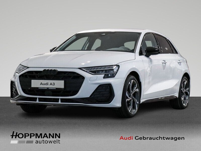 Weiß Gebraucht 2024 Audi A3 Sportback S-Line Limousine | 34.970 € (Guter Preis) - Bild 1/4