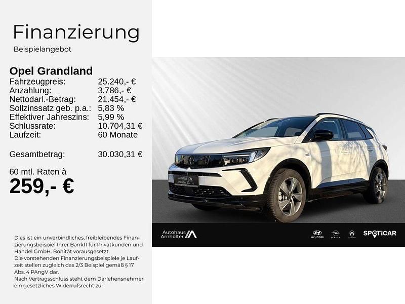 Gebraucht Opel Grandland X S 131 PS (96 kW) 2024 Weiß SUV