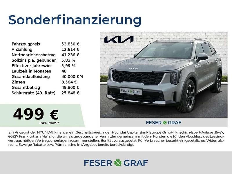 Grau Neu 2025 Kia Sorento Platinum SUV | 53.850 € (Superpreis) - Bild 1/4
