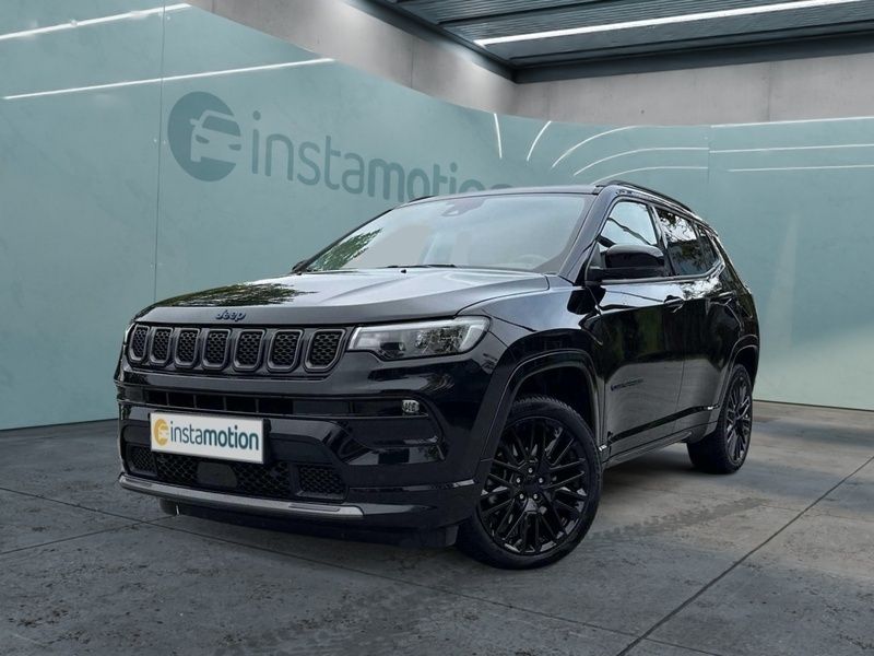 Schwarz Gebraucht 2022 Jeep Compass SUV | 30.490 € - Bild 1/4