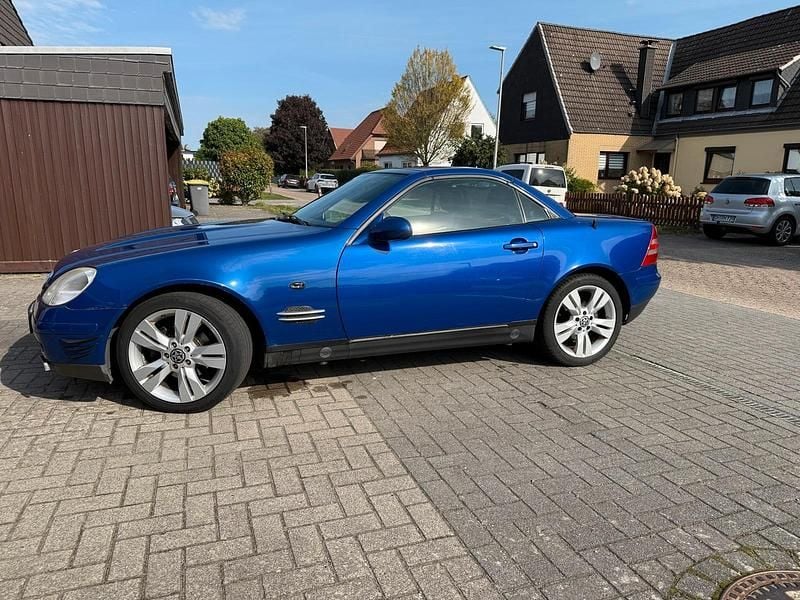Blau Gebraucht 1997 Mercedes SLK200 Cabrio | 2.750 € (Etwas zu teuer) - Bild 1/4