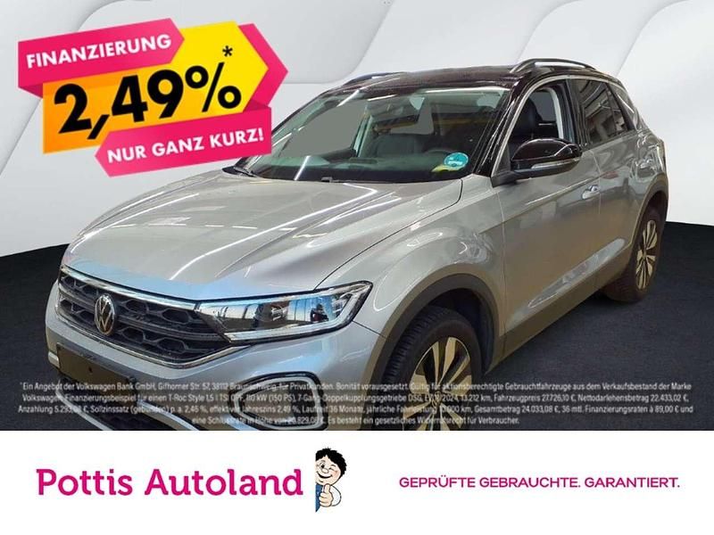 Silber Gebraucht 2025 VW T-Roc Goal SUV | 31.777 € (Superpreis) - Bild 1/3