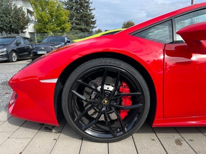 Usata Lamborghini Huracán 579 CV (425 kW) 2018 Rosso Cabrio