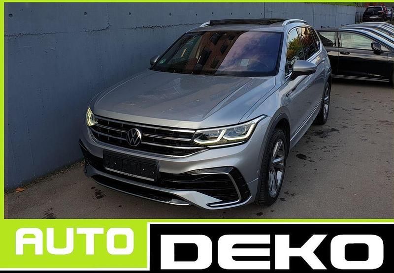 Pyrit silber metallic Gebraucht 2022 VW Tiguan Allspace R-line SUV | 31.970 € (Teuer) - Bild 1/4